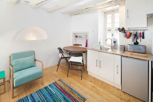 Kitchen and dining area