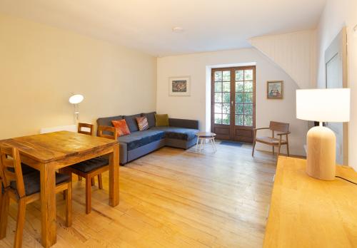 Dining and living area
