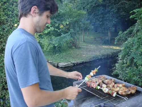 Enjoy a riverside barbecue