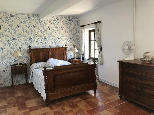 Double bedroom with french antique furniture