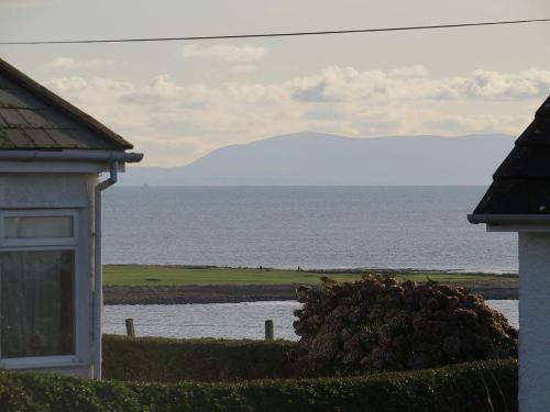 View from our door (Isle of Man in the distance)